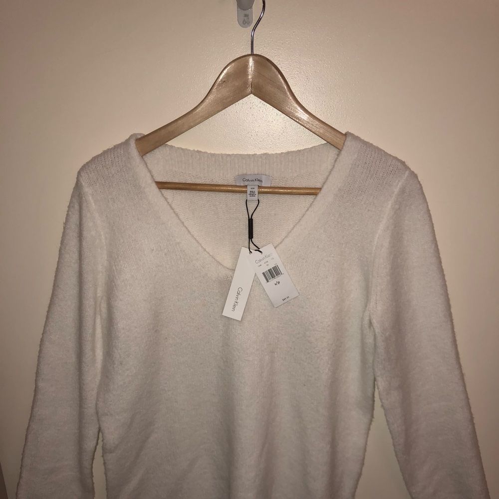 Calvin Klein White Sweater